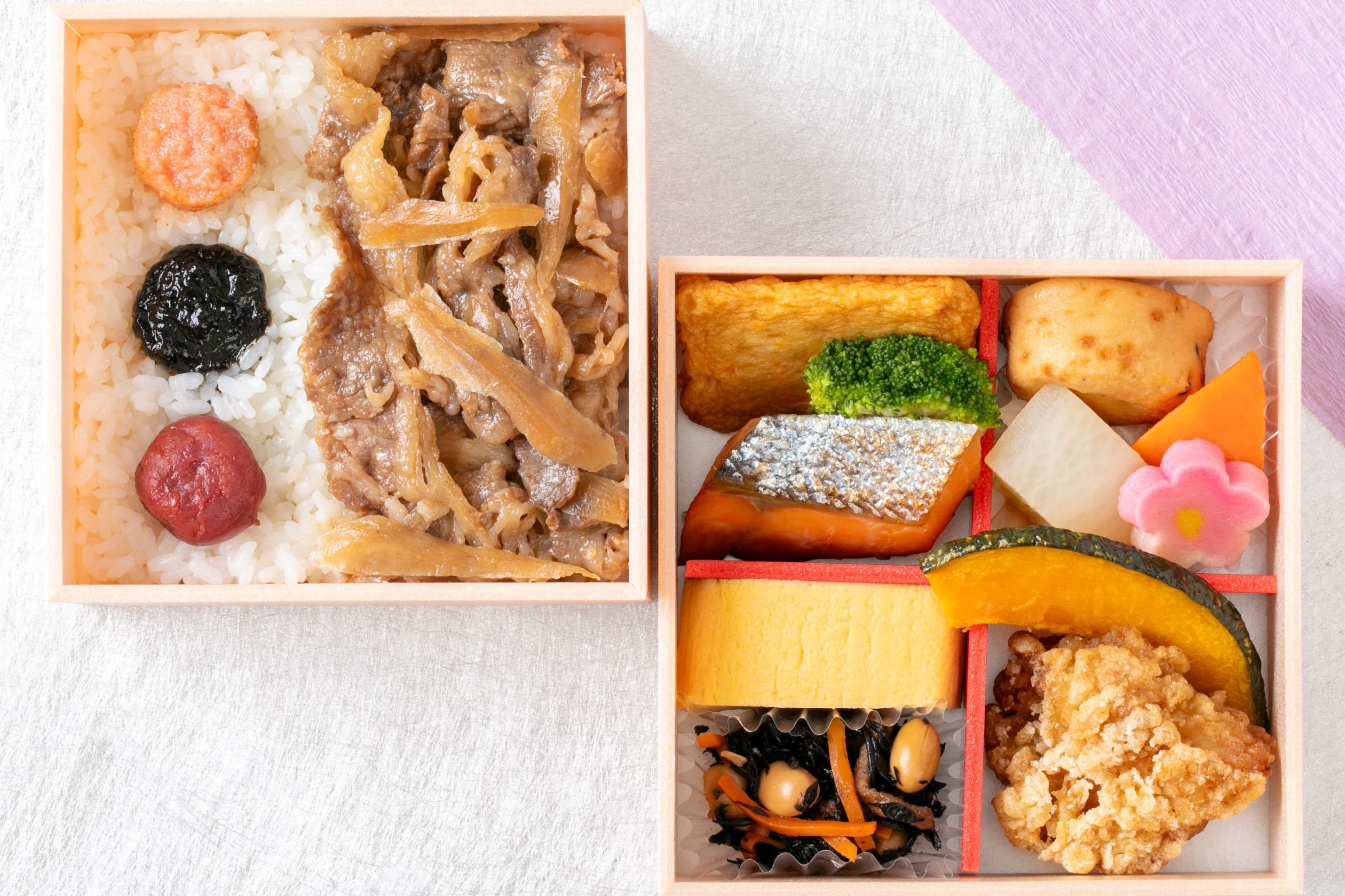 様々な種類のお弁当をお楽しみいただけます。